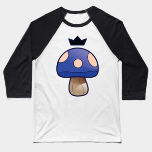 POWER MUSHROOM - BLUE Baseball T-Shirt